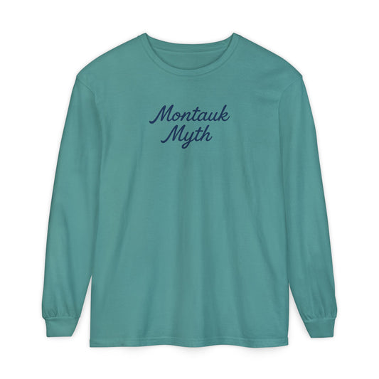 Unisex Long Sleeve Tee - Montauk Myth Poseidon